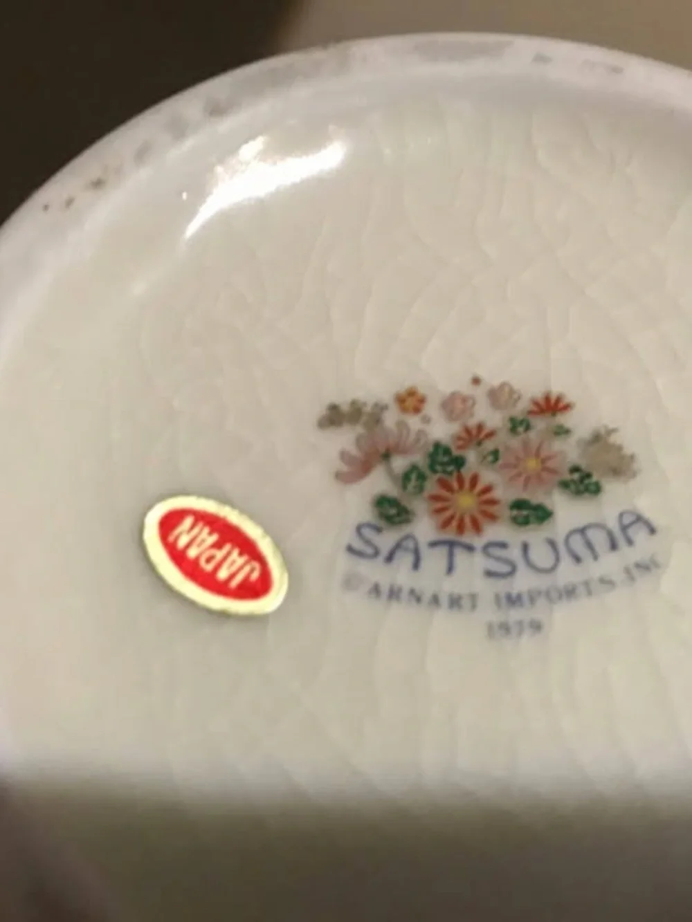 Satsuma vintage pair